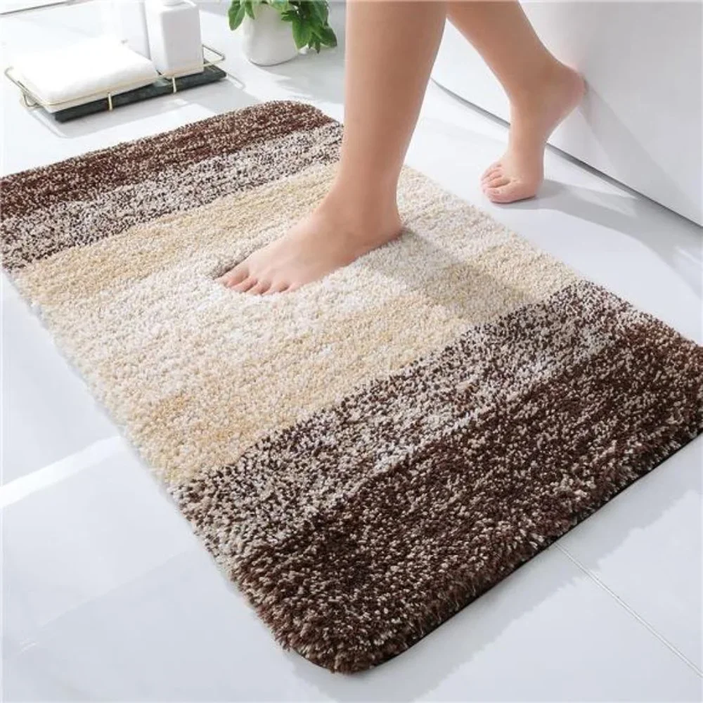 Luxury Bathroom Rug Mat 24x16, Extra Soft and Absorbent Microfiber Bath Rugs